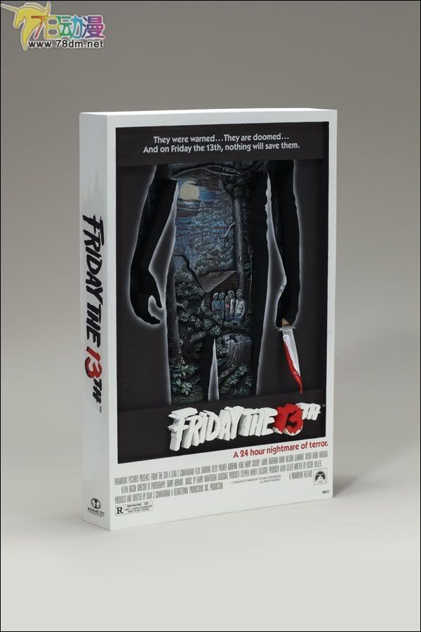 麦克法兰系列玩具 电影系列的俱乐部版、特别版、重涂版等玩具 3D MOVIE POSTER: FRIDAY THE 13TH  黑色星期五