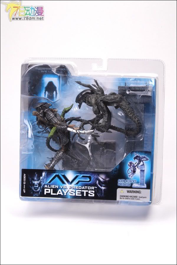 麦克法兰系列玩具 电影系列 异形大战铁血战士 第2部 ALIEN ATTACKS PREDATOR 异形攻击铁血战士形