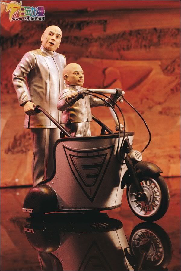 麦克法兰系列玩具 电影系列 王牌大贱谍 第2部 邪恶博士、迷你迷与迷你移动车
