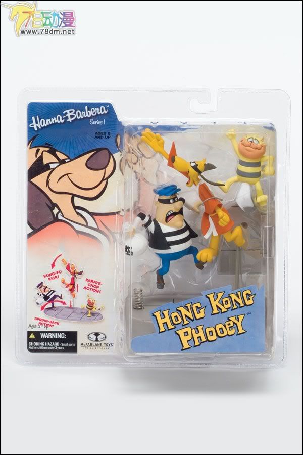 麦克法兰系列玩具 电影系列 汉娜芭芭拉卡通系列1 HONG KONG PHOOEY  酷狗香港之旅