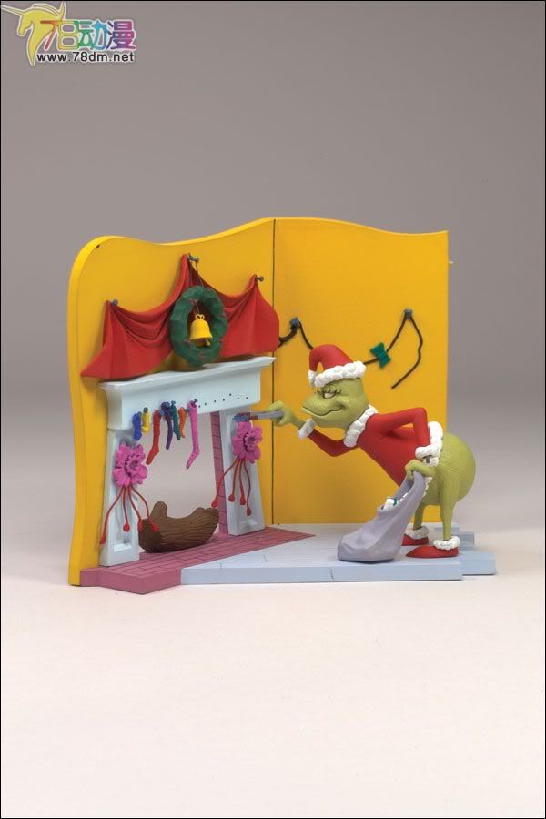 麦克法兰系列玩具 电影系列 圣诞怪杰 YOU'RE A MEAN ONE MR. GRINCH  鬼灵精是个小气鬼