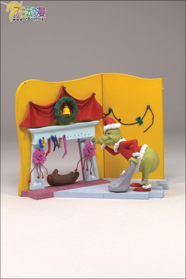 麦克法兰系列玩具 电影系列 圣诞怪杰 YOU'RE A MEAN ONE MR. GRINCH  鬼灵精是个小气鬼