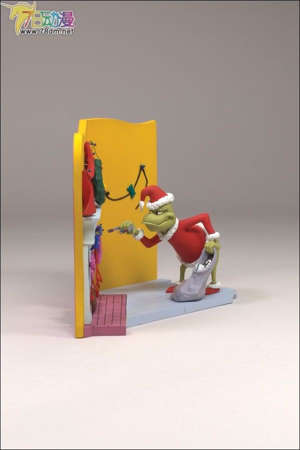 麦克法兰系列玩具 电影系列 圣诞怪杰 YOU'RE A MEAN ONE MR. GRINCH  鬼灵精是个小气鬼