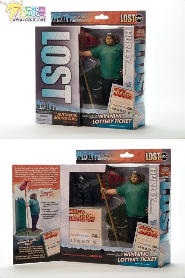 麦克法兰系列玩具 电影系列 迷失 第一代 HURLEY