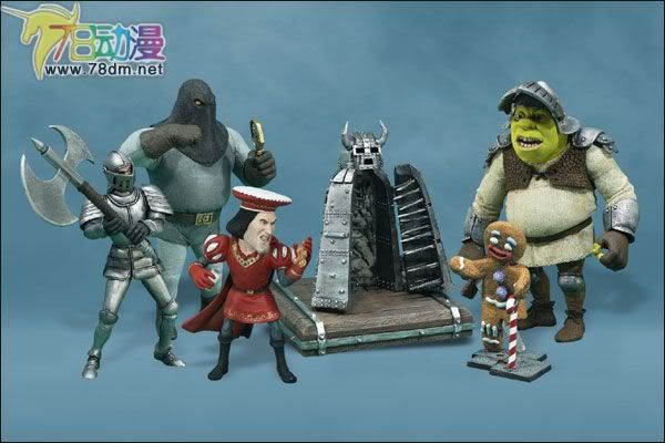 麦克法兰系列玩具 电影系列 怪物史莱克3寸系列 DULOC DUNGEON CREW 地牢拯救糖果人