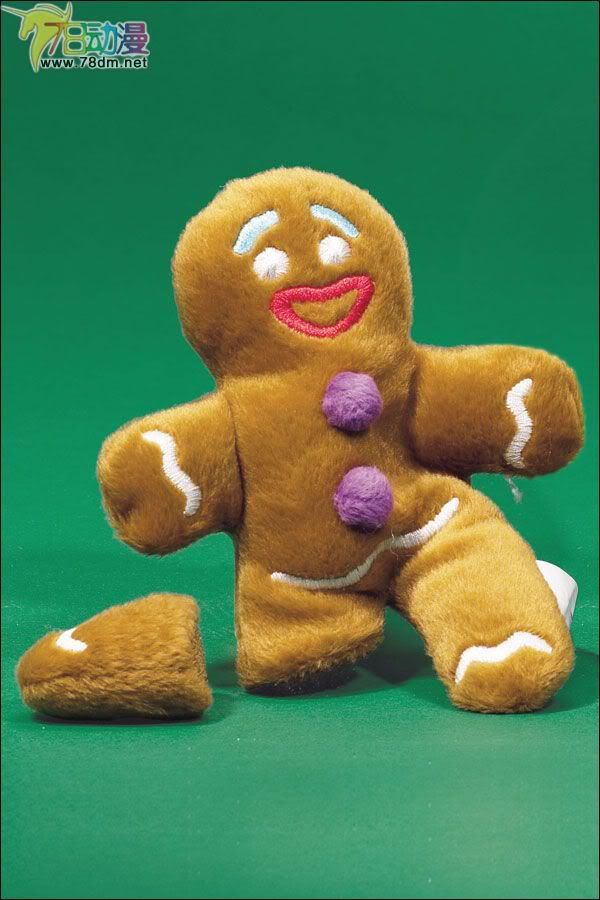 麦克法兰系列玩具 电影系列 怪物史莱克填充玩具 GINGERBREAD MAN 糖果人