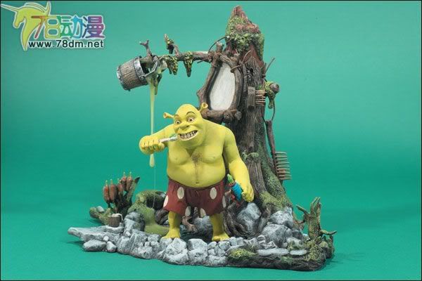 麦克法兰系列玩具 电影系列 怪物史莱克场景系列 THE SWAMP BATH 沼泽浴室