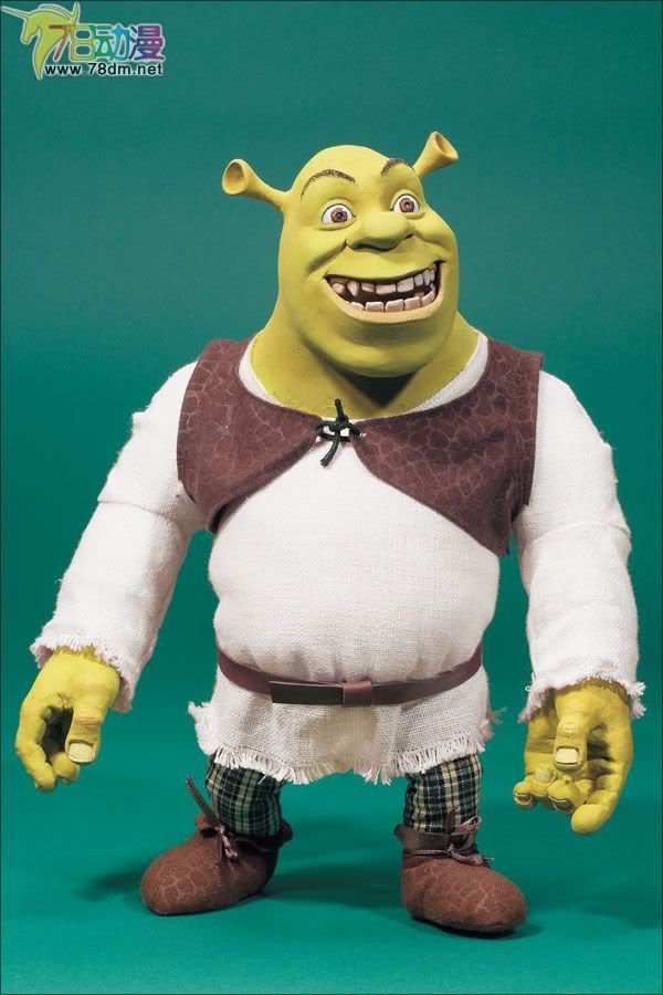 麦克法兰系列玩具 电影系列 怪物史莱克豪华版 PLUSH SHREK 豪华版怪物史莱克