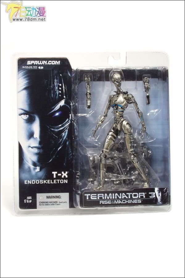麦克法兰系列玩具 电影系列 终结者3 T-X TERMINATRIX ENDOSKELETON T-X 机械形态