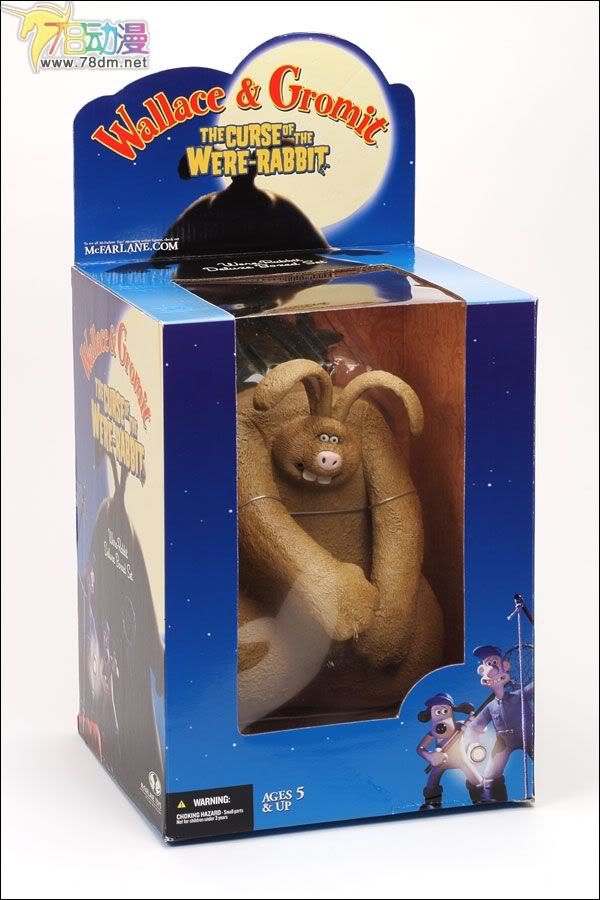 麦克法兰系列玩具 电影系列 超级无敌掌门狗 可动人形系列 WERE-RABBIT DELUXE BOXED SET 兔子WERE-RABBIT 豪华套装版