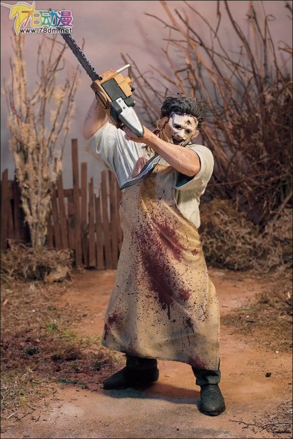 麦克法兰系列玩具 电影发狂系列 MM系列 第4代 18寸LEATHERFACE(皮革臉) 