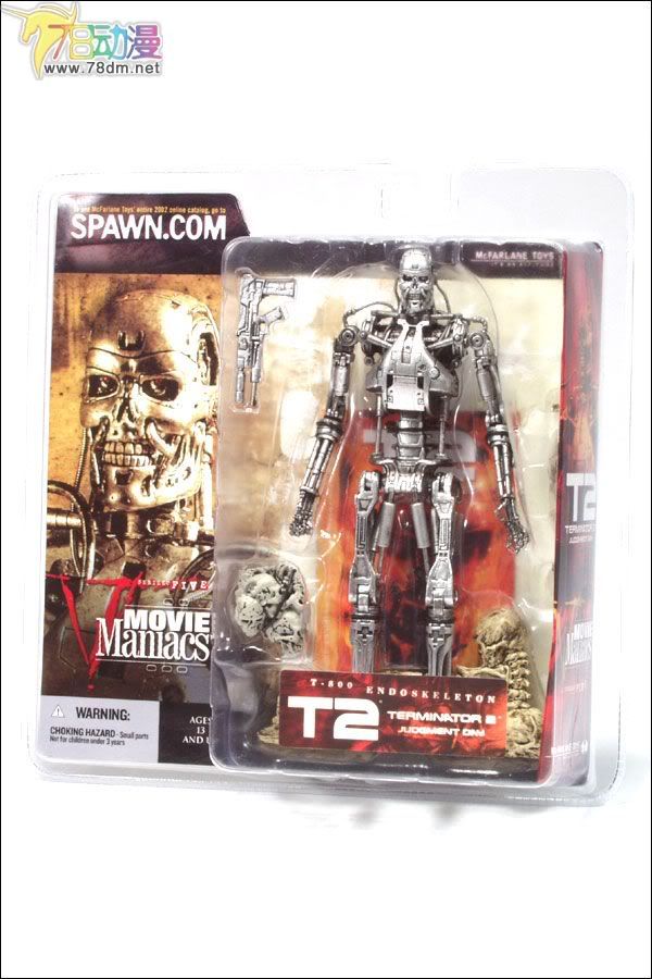麦克法兰系列玩具 电影发狂系列 MM系列 第5代 T-800 ENDOSKELETON(T-800骨架) 