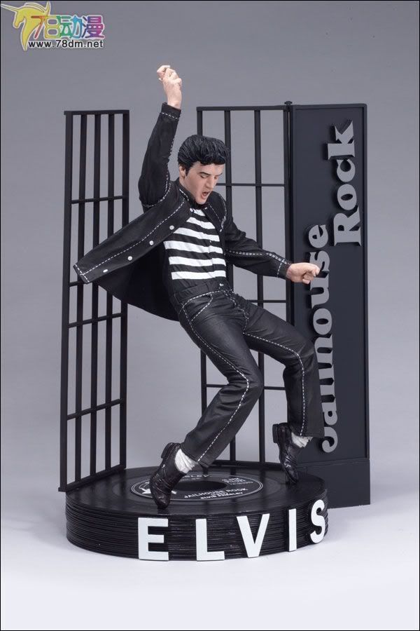 麦克法兰系列玩具 音乐系列的俱乐部版、特别版、重涂版等玩具 ELVIS PRESLEY (JAILHOUSE ROCK)  猫王