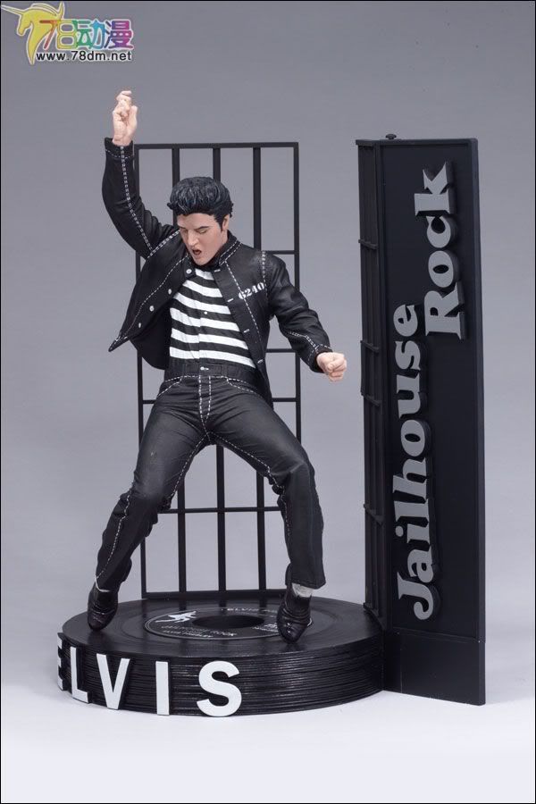 麦克法兰系列玩具 音乐系列的俱乐部版、特别版、重涂版等玩具 ELVIS PRESLEY (JAILHOUSE ROCK)  猫王