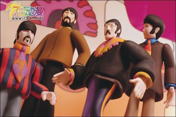 麦克法兰系列玩具 音乐系列 披头士乐队(甲壳虫) 黄色潜水艇 YELLOW SUBMARINE BOXED SET