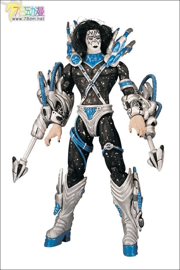 麦克法兰系列玩具 音乐系列 KISS乐队 第2代 ACE FREHLEY WITH STILTMAN