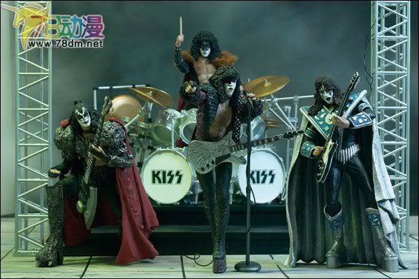 麦克法兰系列玩具 音乐系列 KISS乐队 第五代 KISS CREATURES  KISS CREATURES 豪华盒装版