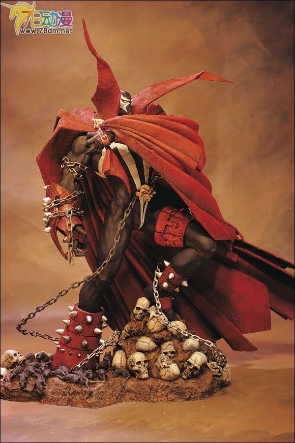 麦克法兰系列玩具 再生侠系列 第十七代 SPAWN V（红袍再生侠）
