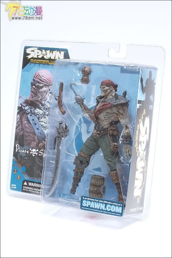 麦克法兰系列玩具 再生侠系列 第二十一代 PIRATE SPAWN 海盗再生侠