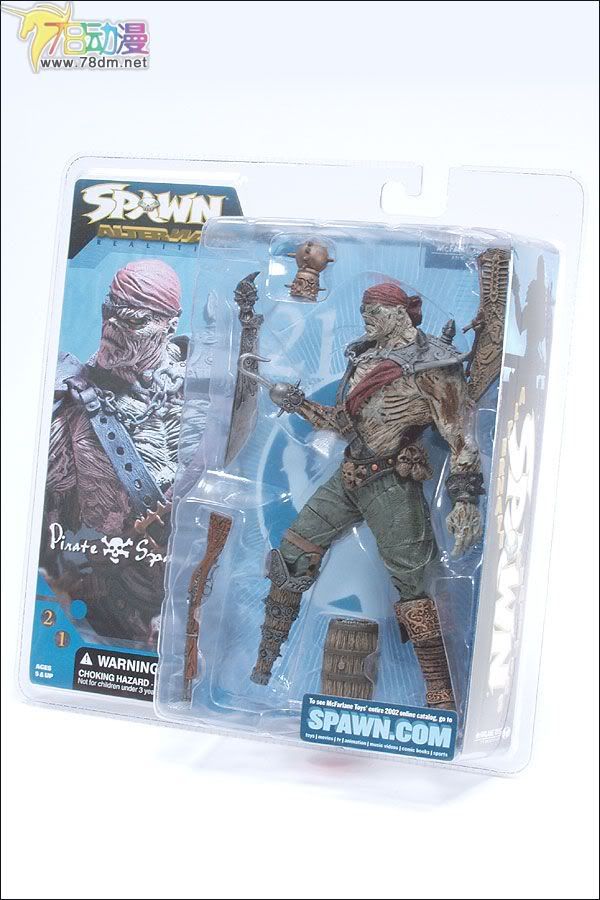 麦克法兰系列玩具 再生侠系列 第二十一代 PIRATE SPAWN 海盗再生侠