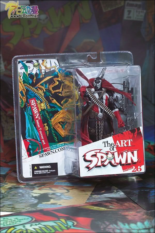 麦克法兰系列玩具 再生侠系列 第二十六代 SPAWN (issue 7 cover art) 再生侠