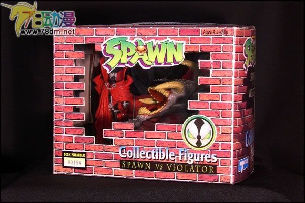 麦克法兰系列玩具 再生侠系列 SPAWN AND VIOLATOR TWO-PACK  再生侠和三角魔双人套装版