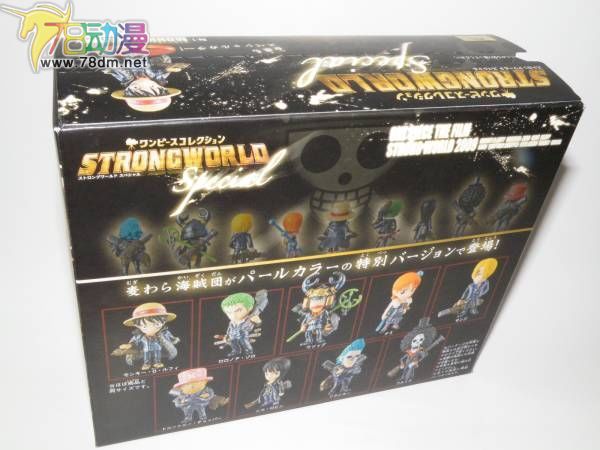 海贼王周边 Q版盒装食玩·STRONG WORLD特别版