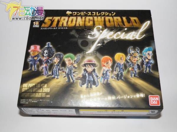 海贼王周边 Q版盒装食玩·STRONG WORLD特别版