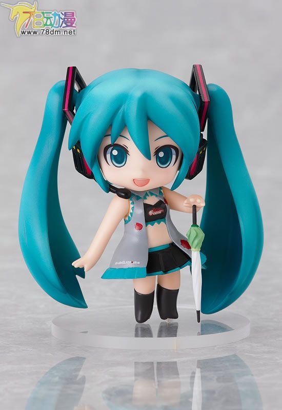Nendoroid Q版粘土系列 迷你系列 NO.p17 初音/镜音/巡音 RQ 赛车女郎 黑车版