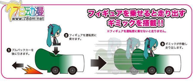 Nendoroid Q版粘土系列 特加系列 粘土回力车