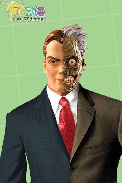 DC Direct 可动玩具 13寸系列 Two-Face 双面人