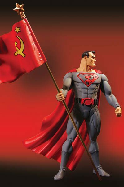 DC Direct 可动玩具 异世界系列 第1代 Red Son Superman 红色之子超人