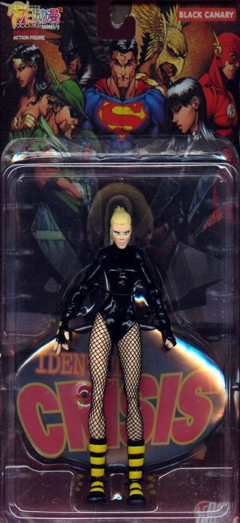 dc direct 可动玩具 身份危机系列 第2代 black canary 黑金丝雀