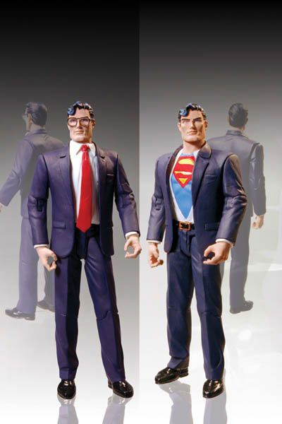 DC Direct 可动玩具 秘密档案系列 第2代 Clark Kent/Superman 超人