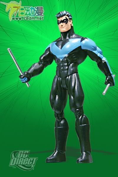 DC Direct 可动玩具 超人与蝙蝠侠系列 第3代 Nightwing 夜鹰