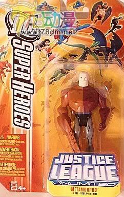 DC正义联盟超级英雄系列可动玩具 第3代 Metamorpho 变型者