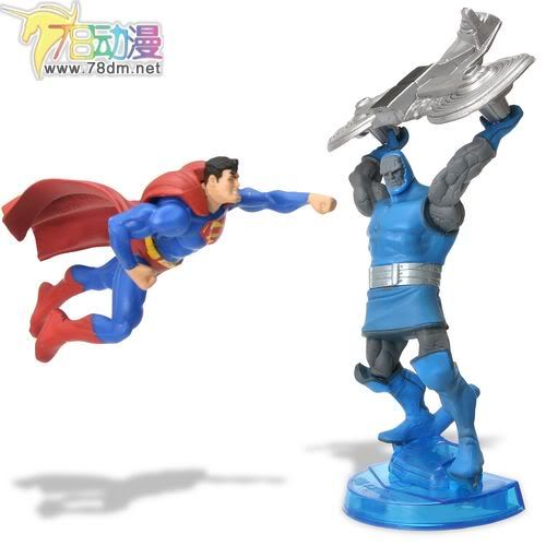 DC宇宙战斗造型系列可动玩具 第1代 Superman Vs. Darkseid 超人对黑暗君主