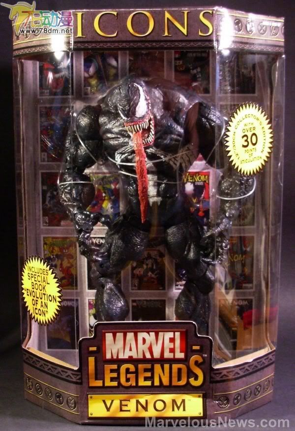 Marvel Legends Icons Series 1  12寸惊奇漫画传奇系列 第1代 Venom 毒液