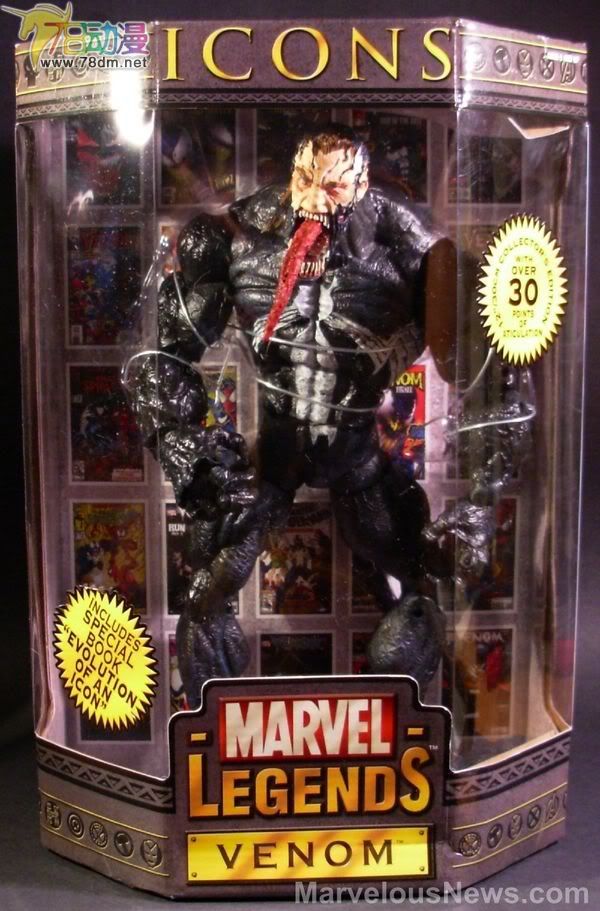 Marvel Legends Icons Series 2  12寸惊奇漫画传奇系列 第2代 Venom (Variant) 毒液 特别版