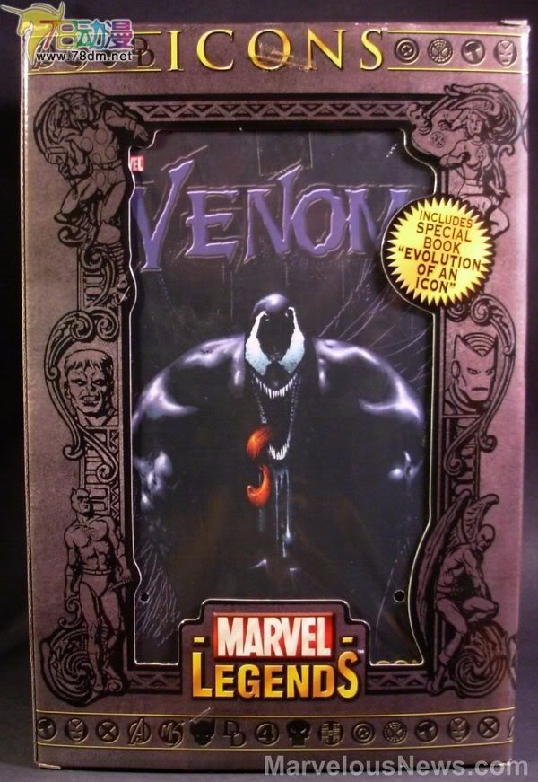 Marvel Legends Icons Series 2  12寸惊奇漫画传奇系列 第2代 Venom (Variant) 毒液 特别版