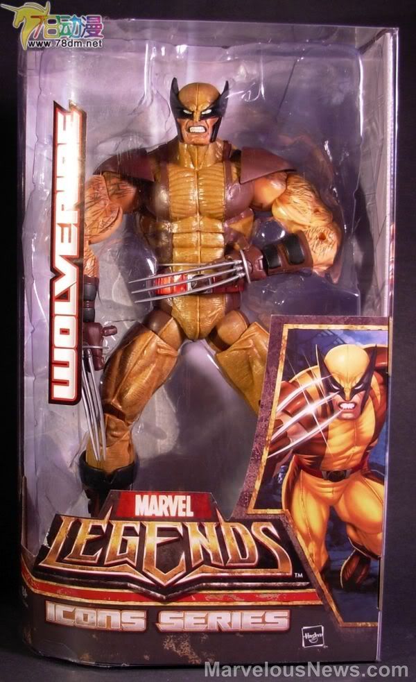 Marvel Legends Icons Series Wave 1  孩之宝12寸惊奇漫画传奇系列 第1代 Wolverine  金刚狼