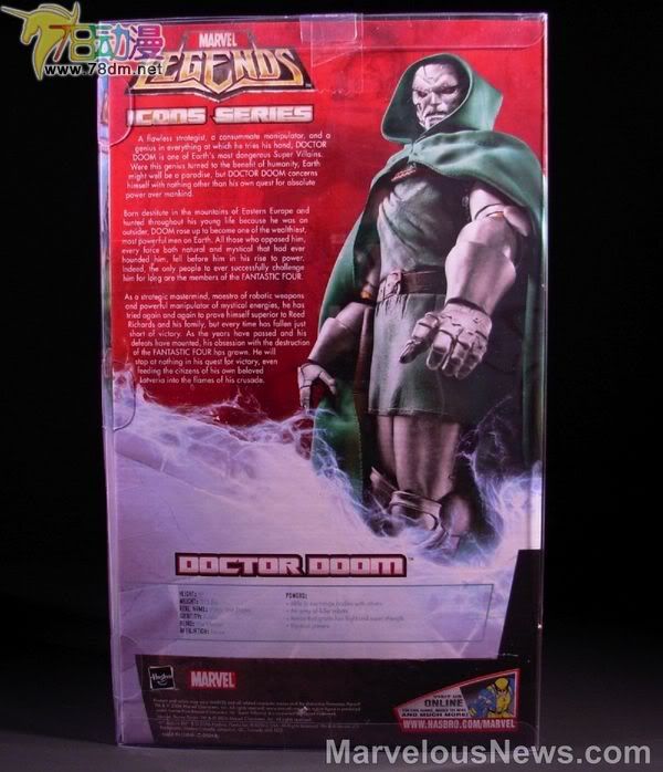 Marvel Legends Icons Series Wave 2  孩之宝12寸惊奇漫画传奇系列 第2代 Doctor Doom 末日博士