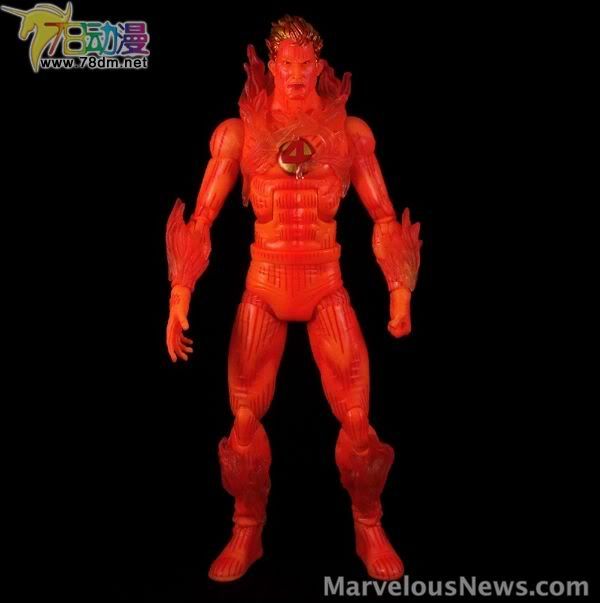 Marvel Legends Icons Series Wave 3  孩之宝12寸惊奇漫画传奇系列 第3代 Human Torch 霹雳火
