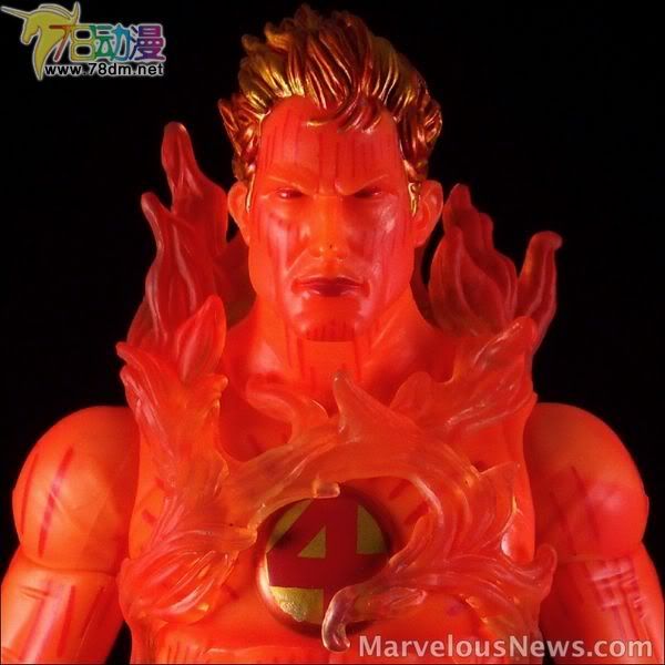 Marvel Legends Icons Series Wave 3  孩之宝12寸惊奇漫画传奇系列 第3代 Human Torch 霹雳火