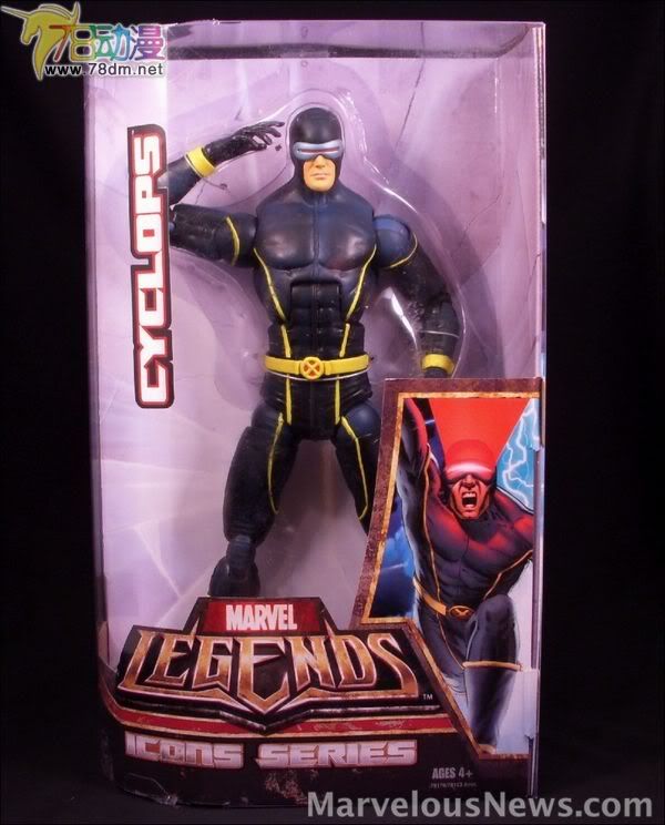 Marvel Legends Icons Series Wave 3  孩之宝12寸惊奇漫画传奇系列 第3代 Cyclops 独眼龙