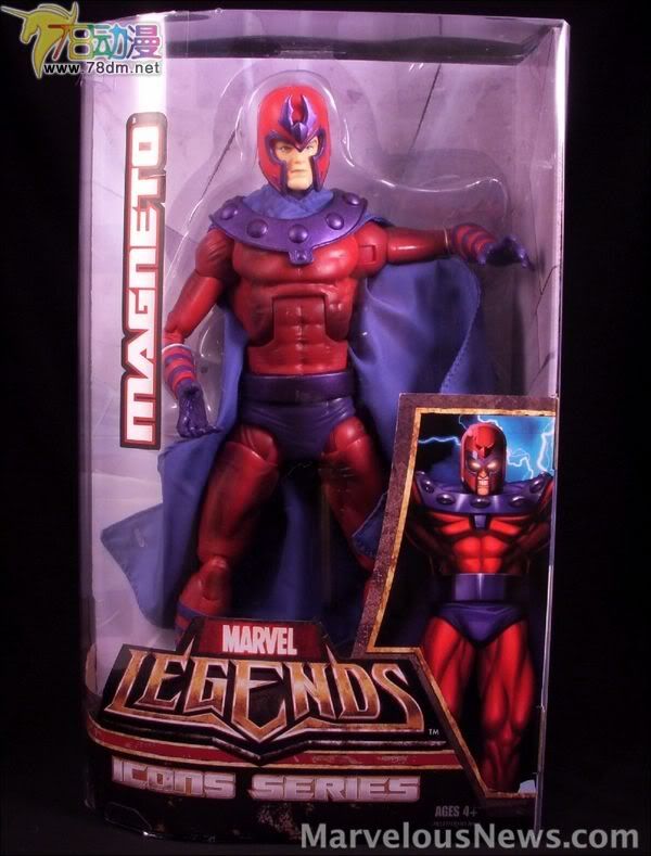 Marvel Legends Icons Series Wave 4  孩之宝12寸惊奇漫画传奇系列 第4代 Magneto 万磁王