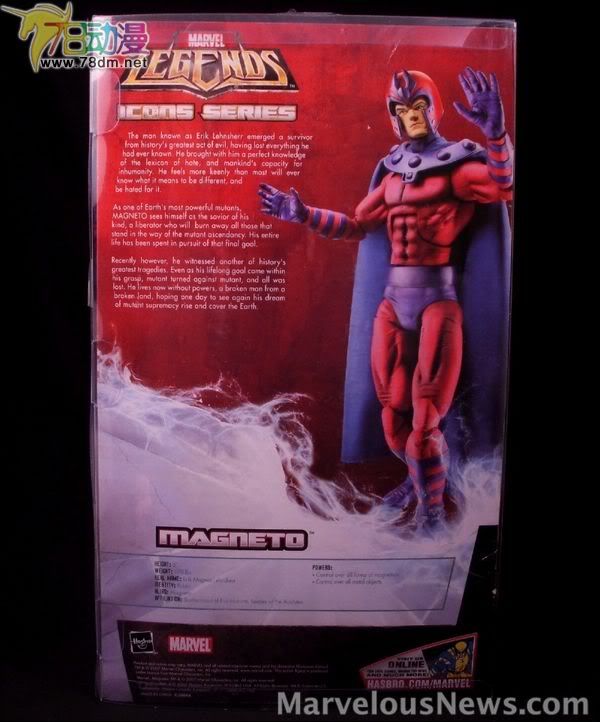 Marvel Legends Icons Series Wave 4  孩之宝12寸惊奇漫画传奇系列 第4代 Magneto 万磁王