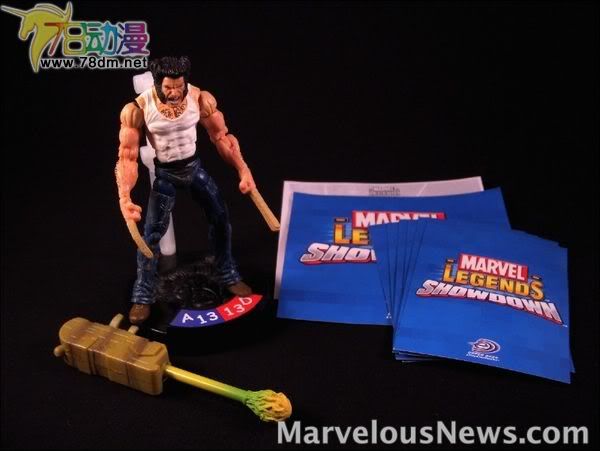 4寸惊奇漫画传奇Showdown系列 Booster Packs 第1代 Berserker Wolverine 狂暴金刚狼