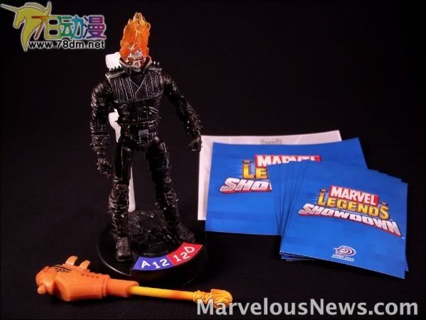 4寸惊奇漫画传奇Showdown系列 Booster Packs 第1代 Ghost Rider 恶灵骑士