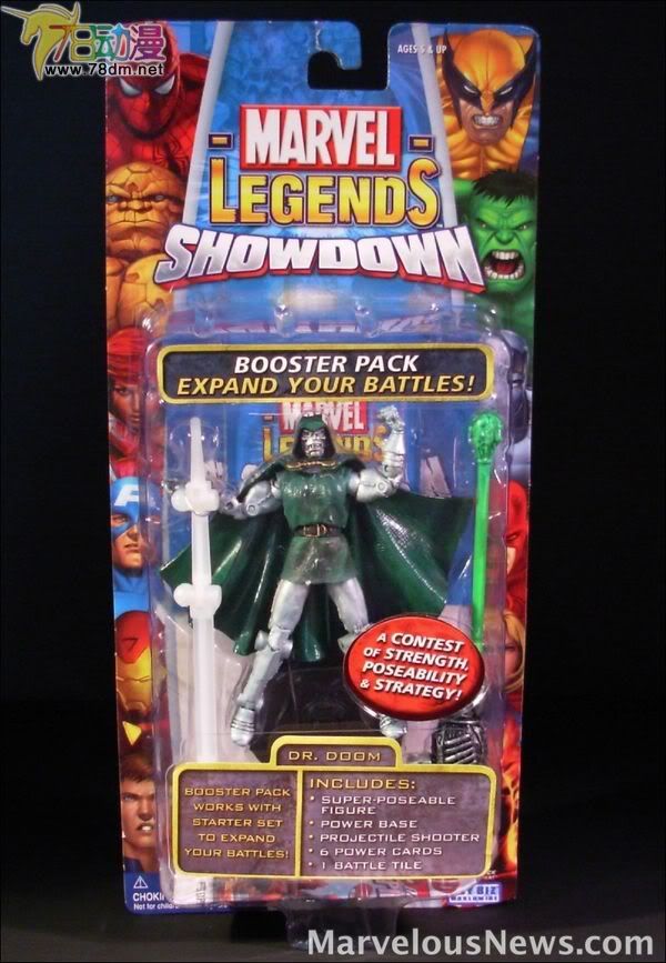 4寸惊奇漫画传奇Showdown系列 Booster Packs 第2代 Dr. Doom 末日博士
